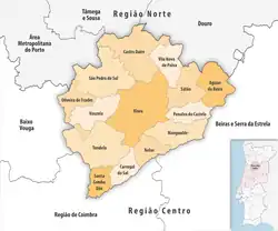 Location of Viseu Dão-Lafões