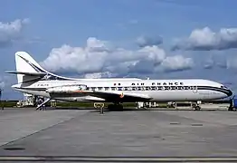 Air France Sud Aviation Caravelle in the oldest Livery