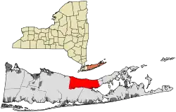 Location in Suffolk County