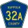 County Route 32A marker