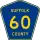 County Route 60 marker
