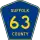 County Route 63 marker