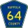 County Route 64 marker