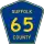 County Route 65 marker