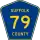 County Route 79 marker