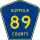 County Route 89 marker