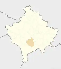Suva Reka is located in Kosovo