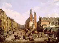 The Market Square in Kraków, 1836