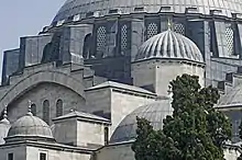 Süleymaniye Mosque domes from outside