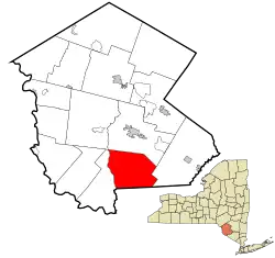 Location of Forestburgh in Sullivan County, New York