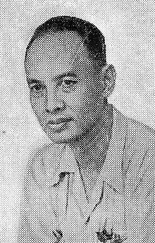 Official portrait of Soemanang in 1954