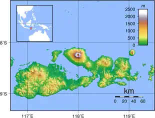 Alas Strait is located in Sumbawa