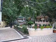 A restaurant in Darband.