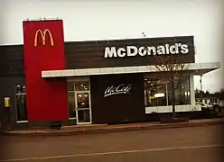 McDonald's Canada with renovations done in Summerside, Prince Edward Island.