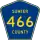 County Road 466 marker