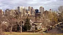 Sunalta with downtown Calgary in background