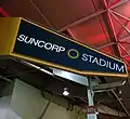 Suncorp Stadium sign