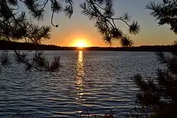 Sunset in Lake Nebagamon