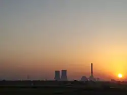 Sunset at Rajiv Gandhi Thermal Power Station, Barwala, Hisar
