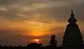 Sunset view from Datta Temple, Jalkoti, Madhya Pradesh.