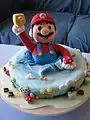 The Super Mario cake