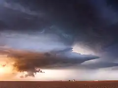 Supercell in Needmore, Texas