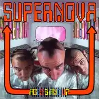 Cover of Supernova's 1995 album Ages 3 & Up(left to right: Jodey Lawrence, Art Mitchell and Dave Collins)