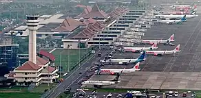 Surabaya's Juanda International Airport is the country's 3rd-busiest airport.