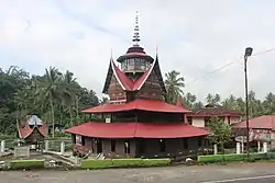 Late 19th-century village mosque (surau nagari) of Lubuk Bauk in Batipuh, West Sumatra.
