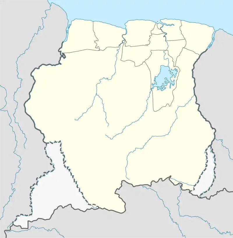 Rudi Kappel is located in Suriname