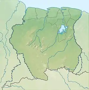 Tafelberg is located in Suriname