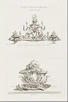 Designs for silver, Juste-Aurèle Meissonnier, 1740s
