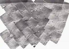 Panorama of the mare surface
