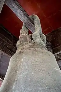 Chinthe atop the Mingun Bell