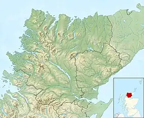 Loch Cròcach is located in Sutherland