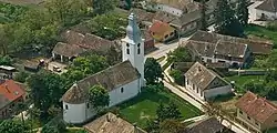 The Reformed Church of Suza from a bird's eye-view