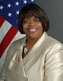 Suzan Johnson Cook,advisor to President Bill Clinton(B.A.)