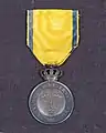 Medal of the Sword, with the inscription Konung och Fädernesland (King and Country)
