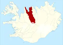 Location of Sveitarfélagið Skagafjörður