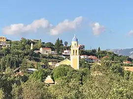 View at Agios Nikolaos church, Svoronata