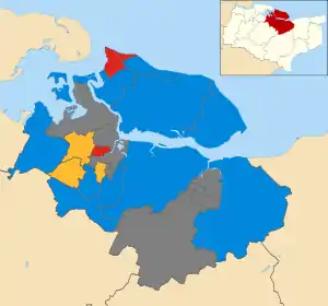 2003 results map