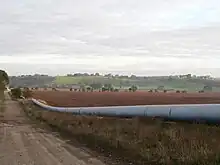 The Swan Reach to Stockwell Pipeline at Moculta, South Australia.