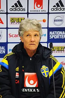 Pia Sundhage is a retired football player who post-retirement has worked as the football manager for the United States and Sweden national teams.