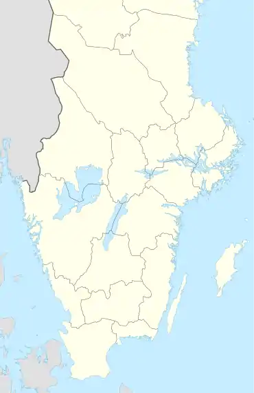 2002 Allsvenskan is located in Southern half of Sweden