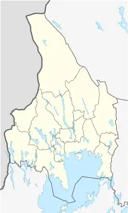 Location map of Värmland County in Sweden