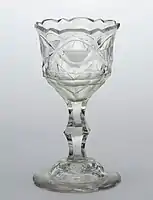 Dessert glass, England, 1760–80