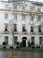 Residence of the Amabassador of Switzerland on 21 Bryanston Square
