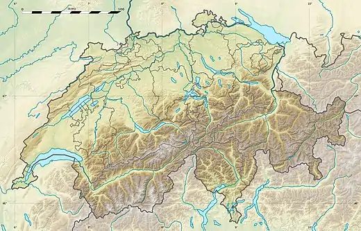 Finsteraarhorn is located in Switzerland