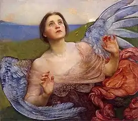 Annie Louisa Swynnerton, The Sense of Sight, oil on canvas, 1895, National Museums Liverpool