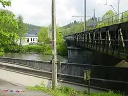 Bridge over the Ourthe near Sy